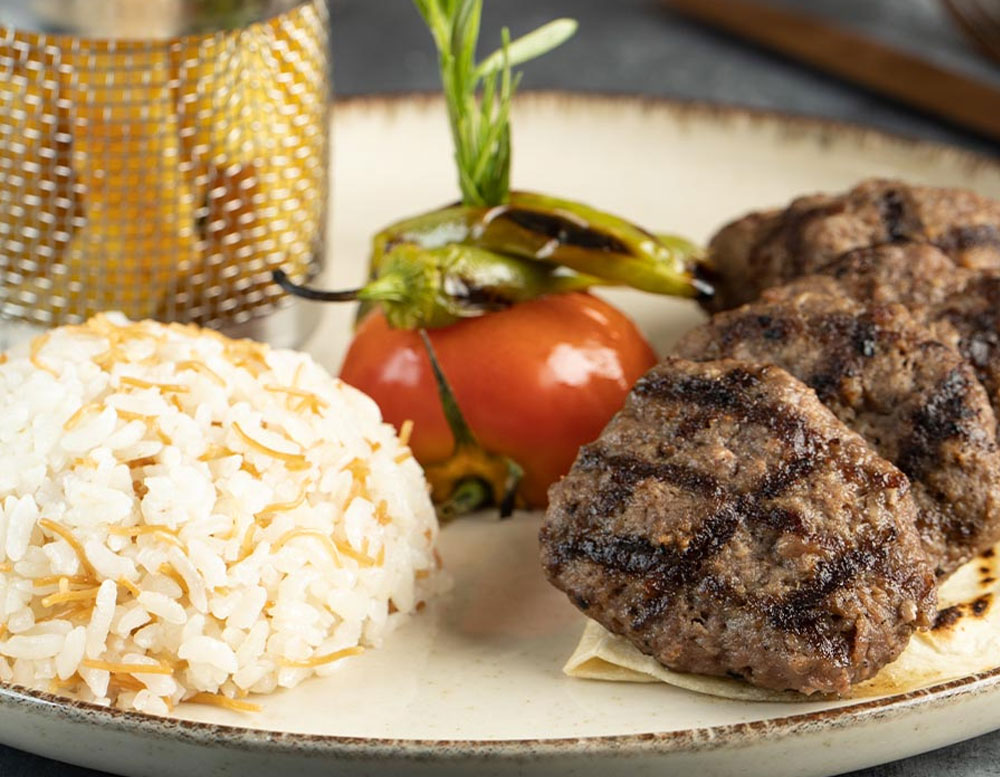 Izgara Köfte + Pilav + Cacık